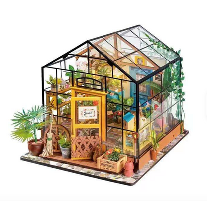 3D Tiny/Mini House Making Kit with Furniture for Adults