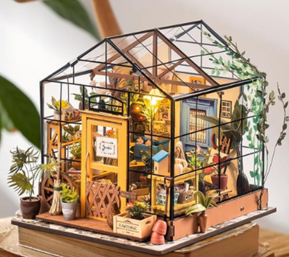 3D Tiny/Mini House Making Kit with Furniture for Adults